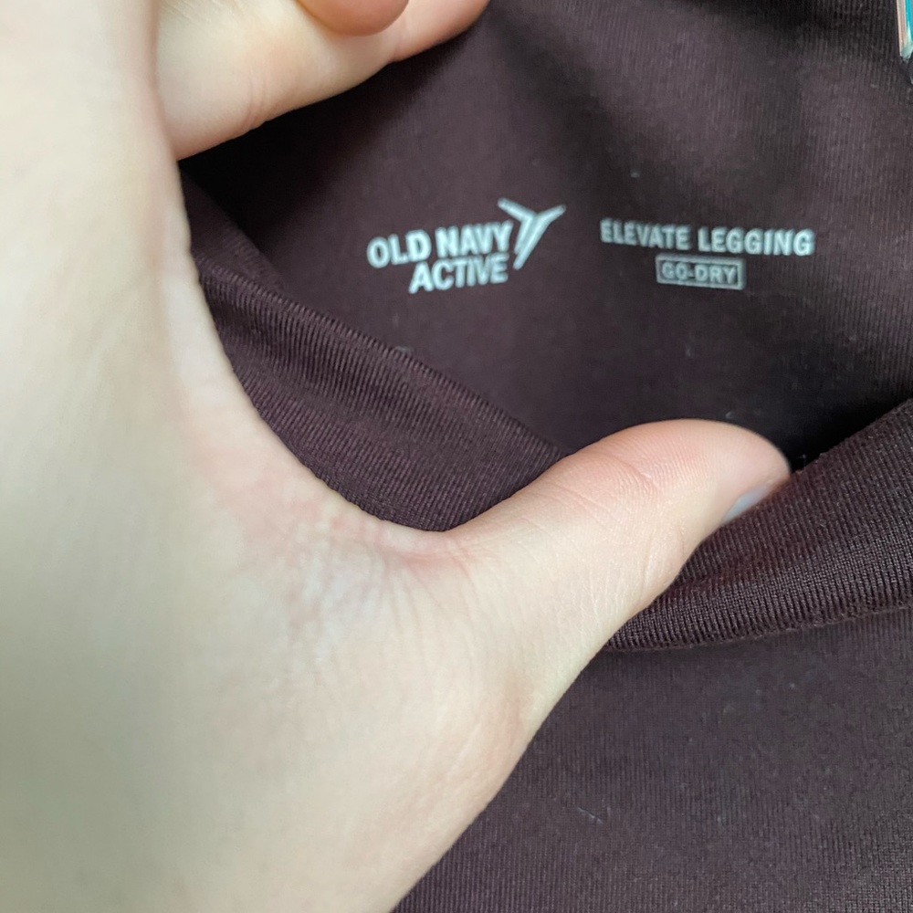 maroon old navy leggings - Picture 2 of 3